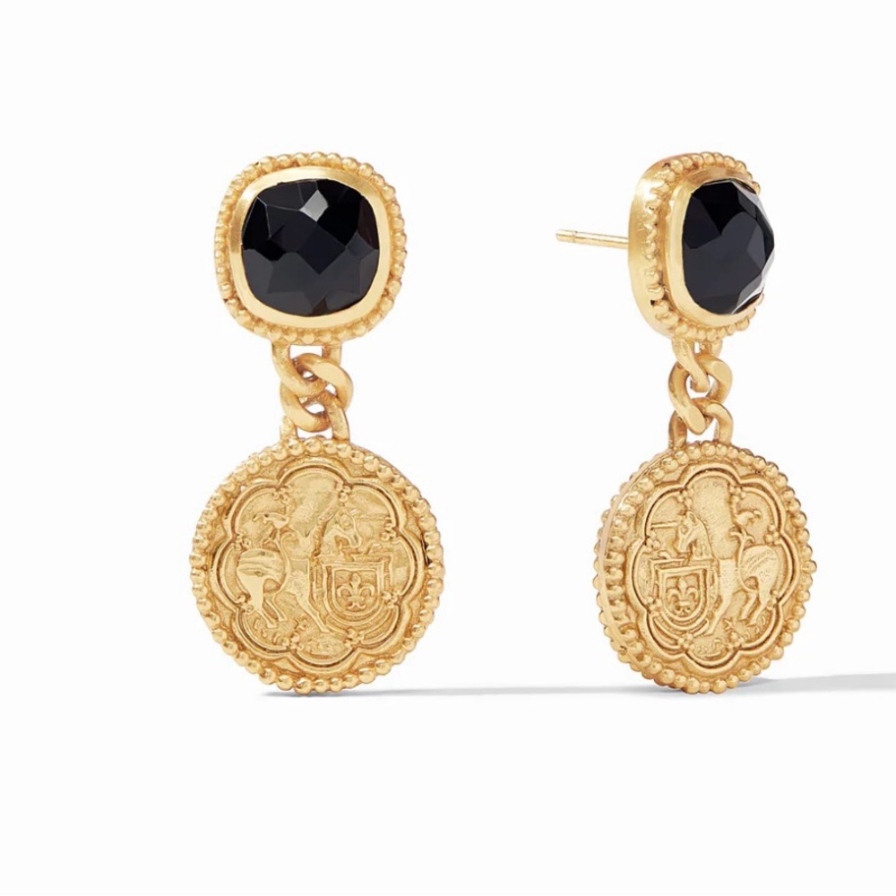 JULIE VOS Trieste Coin Statement earrings NWT